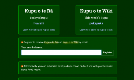 Learn a new Māori word every day