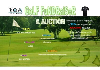 GOLF FUNDRAISER AND AUCTION – COME DOWN AND SUPPORT AN AWESOME KAUPAPA